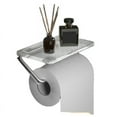 thumbnail image 1 of Porta Rollos de Papel Higiénico para Pared, Portarrollos Sin Perforar, Accesorios de Baño, Color Plateado, 1 of 5