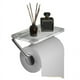 thumbnail image 1 of Porta Rollos de Papel Higiénico para Pared, Portarrollos Sin Perforar, Accesorios de Baño, Color Plateado, 1 of 5