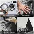 thumbnail image 4 of Bingfone Ink Style Bald Eagle Door Mat 16"x24" Front Entrance Non-Slip Low Profile Washable for Entryway, 4 of 7