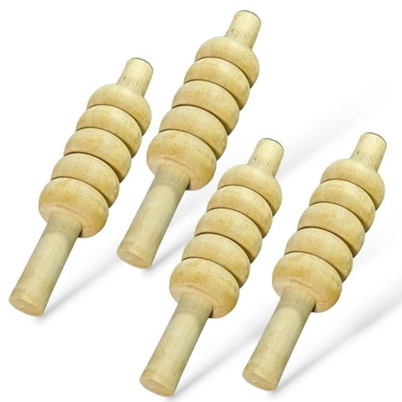 Bratla Cricket Wicket Stumps Bails Standard Duty Pack of 4 Standard Size