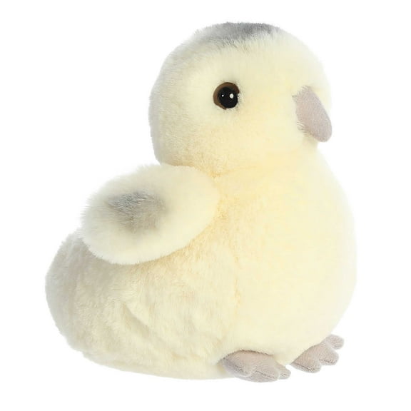 Aurora - Small White Mini Flopsie - 5.5" Ameraucana Chick - Adorable Stuffed Animal