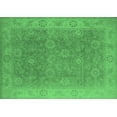 thumbnail image 1 of Ahgly Company Indoor Rectangle Oriental Emerald Green Traditional Area Rugs, 5' x 7', 1 of 4