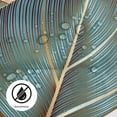 thumbnail image 5 of Tropical Leaves Throw Pillow Covers Set of 2 Green and Gold Natural Plant Leaf Waterproof Outdoor Decorative Cushions Pillowcase for Patio Garden Home Sofa Bedroom Decor, 18x18 Inch, 5 of 6
