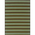 thumbnail image 3 of Caspian 3330N Stripe Area Rug-Color:Brown/Green,Shape:Rectangle,Size:114.17"Lx78.74"W, 3 of 4