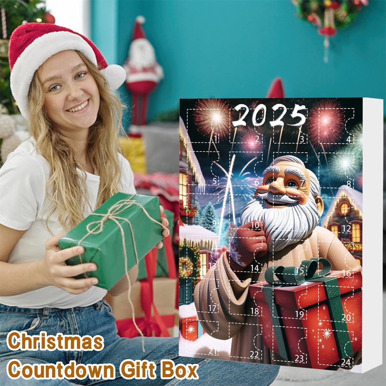 Calendrier De L'Avent 2025 Blackp Music - 24 Décorations Noël En Acrylique Pour Fans - Compte à Rebours Festif