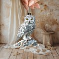 thumbnail image 3 of 2D Flat Acrylic Owl Window Hanging – Elegant Snowy Owl Sun Catcher for Car & Home – Unique Handmade Bird Decor – Mystical Woodland Ornament – Perfect Gift for Nature, Boho & Animal Lovers, 3 of 4