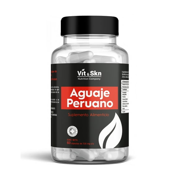 Aguaje Peruano Vit & Skn Nutrition Company 60 Cápsulas
