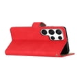 thumbnail image 3 of Cowithday Galaxy S24 Ultra Flip Wallet Phone Case, PU Leather Kickstand Wrist Strap Card Holders Shockproof TPU Inner Shell Magnetic Solid Color Cover for Samsung Galaxy S24 Ultra 5G 6.8", Red, 3 of 8
