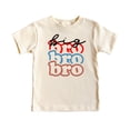 thumbnail image 4 of Big Brother Colorful Stacked Matching Sibling Outfit for Toddlers and Baby Boys Natural Shirt Youth Medium, 4 of 5