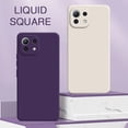 thumbnail image 2 of Original Square Liquid Silicone Case for Xiaomi Mi 11 11T 11X Pro Ultra Lite NE 5G Protection Back Cover Mi11 T 11Lite 11i Funda, 2 of 5