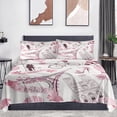 thumbnail image 6 of Twin Size 4 Pcs Bed Fitted Sheet Set with 14" Deep Pocket，Flat Sheet Set for Kids and Adults Bedding Set with 2 Pillowcase for Bedroom Decor, 6 of 9
