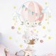 thumbnail image 2 of A set of Wall Stickers, hot air balloon flowers clouds elephant wall decoration for living room office bedroom kitchen Removable Stickers, 2 of 4