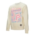 thumbnail image 2 of Men's Mitchell & Ness Cream Philadelphia Phillies Sidewalk Sketch Pullover Sweatshirt, 2 of 3