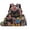 Black Cat Colorful Flowers, variant on Flag Wolf School Backpack for Boys 4 pcs Students Book Bag Schoolbags Preschool Back Packs with Lunch Box Pencil Case Water Bottle Holder for Boys Back to School