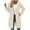 Beige, variant on Timegard Zip up Hoodies for Women Plus Size Sweatshirts Long Coat Fall Winter Outwear with Pockets