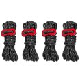 thumbnail image 2 of 4X Tent Lanyard Reflective Rope Wind Cord High-strength Fine Workmanship DIY Prop Universal Outdoor Accessories Replaced Part Black, 2 of 9