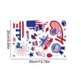 thumbnail image 3 of 4th of July Decorations Window Clings,Firework Watercolor Double-Sided Sticker,250th Anniversary Independence Day Memorial Day Home Office Party Decor, 3 of 6