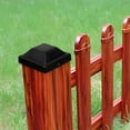 thumbnail image 4 of 12pcs Post Caps For Wooden Fence Posts Outdoor Protective Fence Pole Top Covers Fence Post Cap Guards, 4 of 8