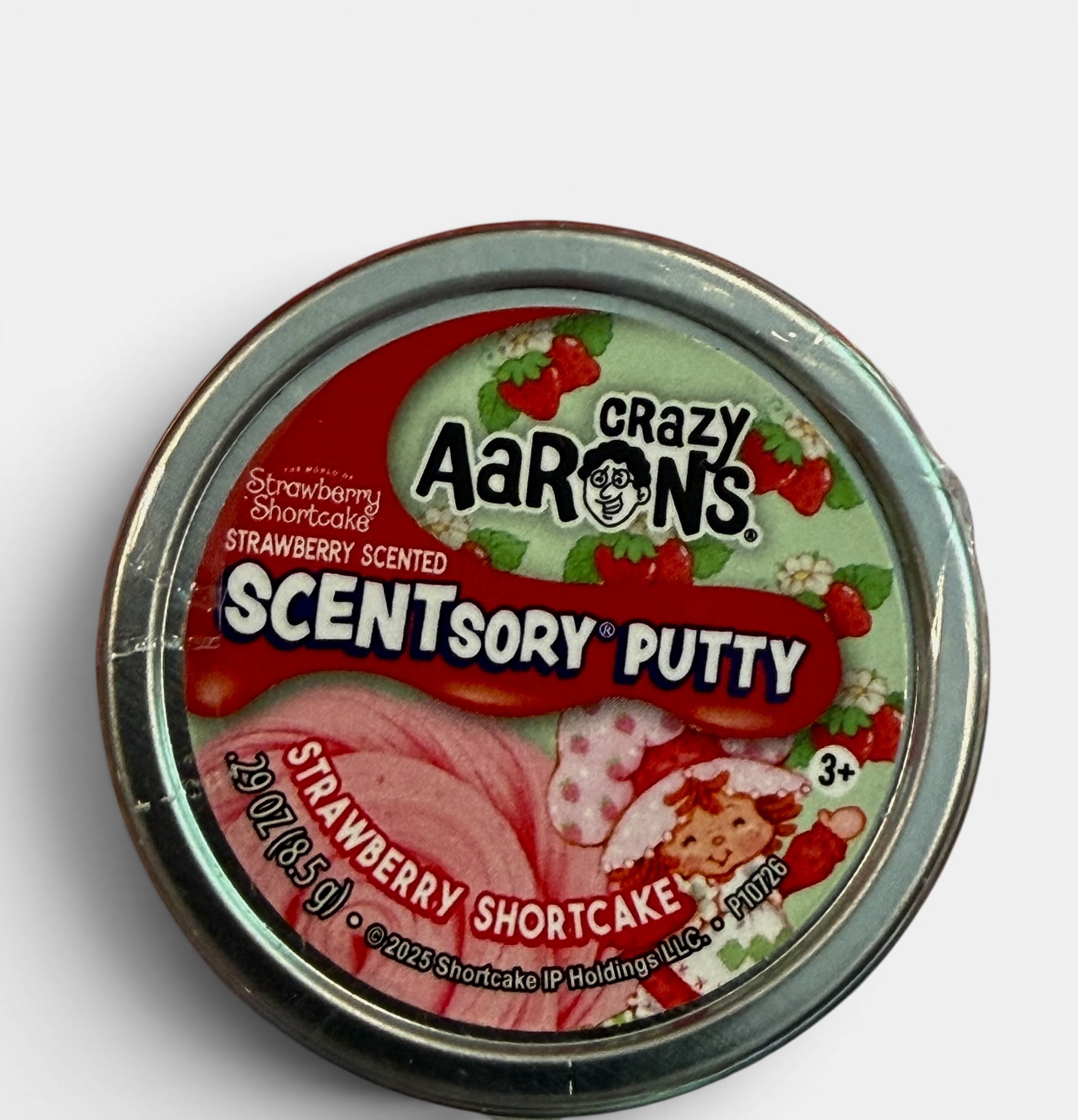 Crazy Aaron's ScentSory Putty Strawberry Shortcake, Orange Blossom and Blueberry Muffin Mini Tins