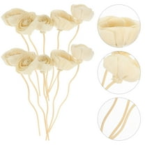 10pcs Diffuser Sticks Artificial Flower Reed Essential Oil Aroma Diffuser Sticks for Office Home Decor