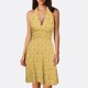 thumbnail image 1 of WILLBEST Vestidos Casuales para Mujer, sin Mangas, Cuello En V, Primavera, Bohemio, Floral, con Bolsillo, Cintura Elástica, Volantes, Mini Vestidos Grande​​, 1 of 3