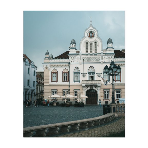 Episcopia Ortodoxã Sârbã, Timișoara 01 - Timișoara Județul Timiș Romania Photography Unframed Wall Art Print 8 x 10 inches