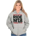 thumbnail image 3 of Ride MTB Mountain Bike Cyclist Zip Up Hoodie Men's Women's Brisco Brands S, 3 of 5