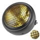 thumbnail image 3 of 7in 55W Motorcycle Grill Headlight Retro Style Halogen Head Lamp High BrightnessYellow Lens, 3 of 5
