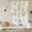 Green, variant on Blue Botanical Tie Up Curtains for Windows, Adjustable Balloon Window Shades, Pastoral Elegant Spring Floral Kitchen Window Treatments Farmhouse Short Curtains with Rod Pocket 42"x45"