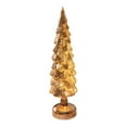 thumbnail image 1 of Lámpara de noche de árbol de Navidad artificial de mesa iluminada con decoración navideña ligera L Oro, 1 of 9