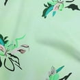 thumbnail image 1 of oneOone Polyester Spandex Light Green Fabric Floral & Dress Material Fabric Print Fabric By The Yard 56 Inch Wide-F8, 1 of 6