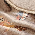 thumbnail image 6 of Owl Throw Blanket Queen Size 80'' x 90'', Soft Cozy Warm Throw Blanket for Bed/Couch/Sofa/Camping, Great Gift for Women's Day,Mother's Day,Father's Day,Thanksgiving,Christmas,Hallows' Day, 6 of 9