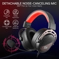 thumbnail image 4 of Auriculares para juegos Redragon H730 USB con cable 360° Sound Black, 4 of 8