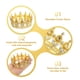 thumbnail image 3 of Uxcell Mini Toppers de Pastel en Forma de Corona, Tiara de Aleación de Reina Princesa con Cristal para Decoración de Pastel de Cumpleaños, Oro/Copa, 3 of 6