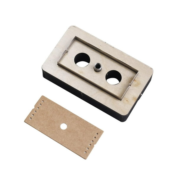 Troqueles de corte para hebillas de bufandas, clip de anillo para bufandas de seda, cuchilla de acero, soporte de envoltura resistente para estampado 67 x 31 mm