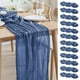 thumbnail image 1 of Tapete de mesa Ase'm, estopilla de 10 pies, color azul bohemio, para decoración, 1 of 7