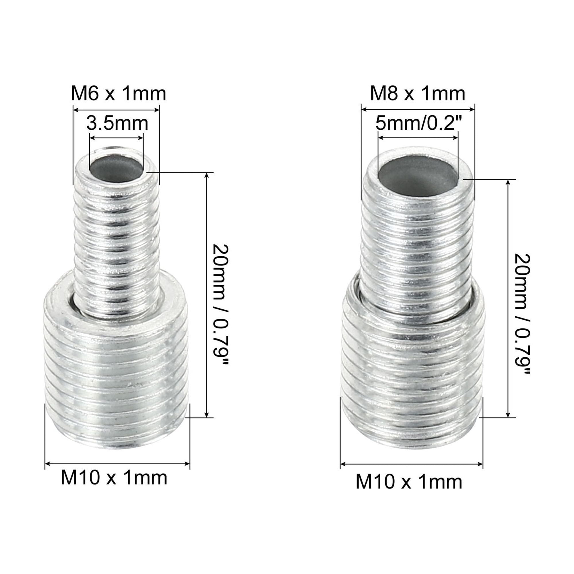Kit Adaptateur Réducteur M10 Vers M6 - 10 Pièces, Raccords Tuyau, Neuf Par Uxcell