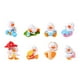 thumbnail image 5 of Juego de 8 figuras de patitos pequeños, mini figuras de patitos, adornos para acuario, Blanco, 5 of 9