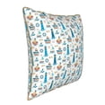 thumbnail image 2 of Zufioo Lighthouse And Sea Print Velvet Border Throw Pillow Cover, Zipper Throw Pillow Protector for Cushions Sofa Bedroom Home Decorations-16"x16", 2 of 8
