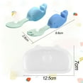 thumbnail image 2 of Nueva cuchara para comer para bebé con mango corto, vajilla spork de silicona para niños, 2 of 5