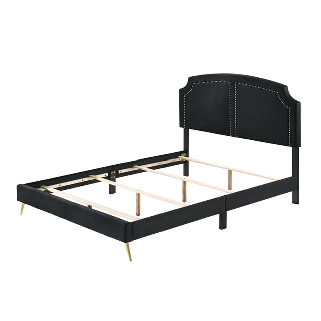 ACME Lit Complet en Velours Zeena Noir