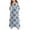 #003-Blue, variant on Abcomgle Girls Maxi Dresses Casual A-Line Long Sleeve Maxi Dress Polka Dot Crew Neck Sundresses Swing Loose Dresses with Pockets,Green