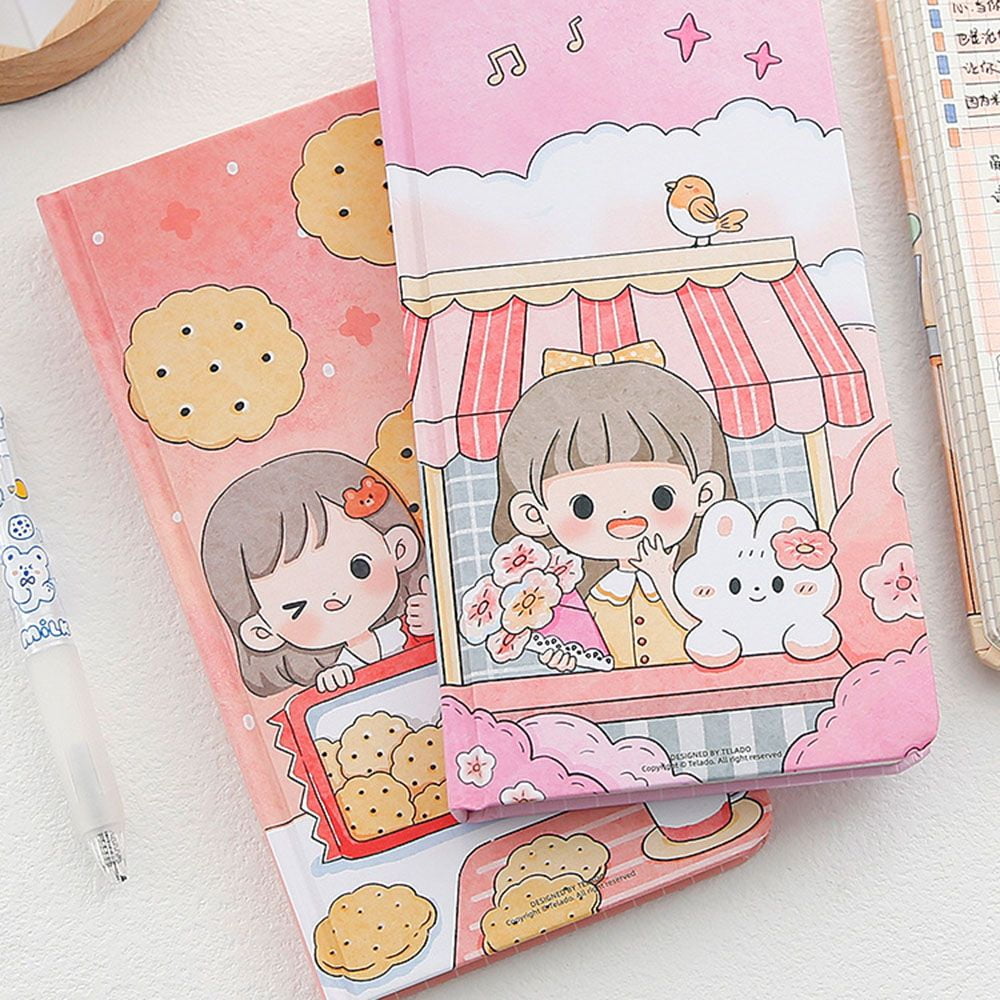 Office Supplies Diy Kawaii Girl Material Book Note Book Handbook Cute