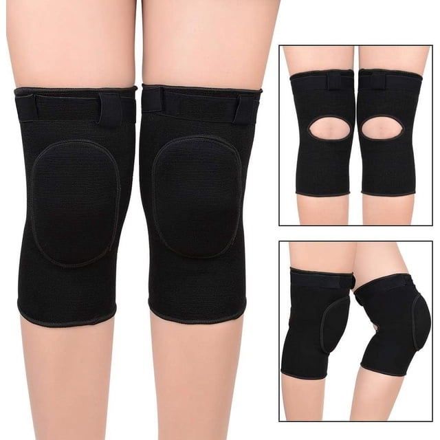 Rodilleras protectoras para bailarines. Suaves, con esponja gruesa y antideslizante. Protección contra impactos. Ideales para voleibol (mujeres, niñas y niños).