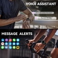 thumbnail image 4 of Mingdaln Military Smart watch for men,1.52'' AMOLED with 120+ Sport Modes/ IP68 Waterproof /Bluetooth Call, Rugged Fitness Tracker ,smartwatch for Android and iPhone devices（Black）, 4 of 6