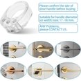 thumbnail image 3 of 10 Pare-Chocs Transparents pour Poignée de Porte, 3 of 5
