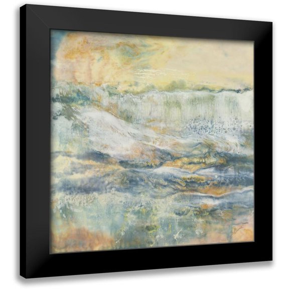 Shanti, Shima 15x15 Black Modern Framed Museum Art Print Titled - Sun-Soaked