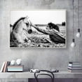 thumbnail image 3 of wall26 Floating Framed Canvas Wall Art for Living Room, Bedroom Black and White Wild Animal Canvas Prints for Home Decoration Ready to Hang - 24x36 inches, 3 of 4