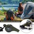 thumbnail image 3 of SSKFHGI Black (A)3 In 1 Outdoor Multi-Function Survival Whistle, Compass, Life-Saving Whistle, Thermometer, Portable High-Frequency Whistle With Lanyard, 3 of 8