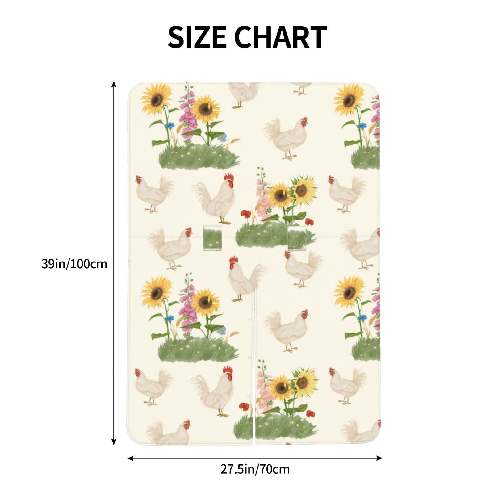 Car Seat Cover Baby - Flowers And Hens Breathable Infant Car Seat Cover for Baby Carseat, Lightweight Comfort Baby Essentials Must Haves Newborn Stuff for Girl Boy